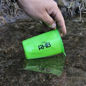 Vaso flexible verde Flask - 250 ml