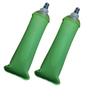 Combo 2 botellas flexibles verdes Soft Flask - 500ML