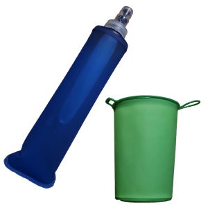 Combo Vaso flexible y Botella flexible de 350ML Soft Flask