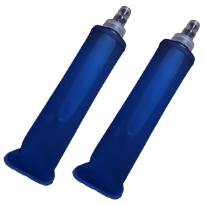 Combo 2 botellas flexibles azules Soft Flask - 350ML